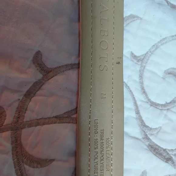 Talbots Striped Pink and Black Belt - Picture 5 of 7